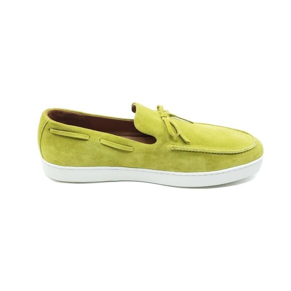 Allen Edmonds Santa Rosa Loafers Neon Green Suede Casual Slip-On Mens Size 13 D main image 10